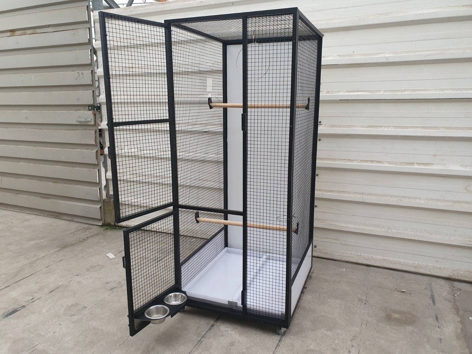 te koop aluminium kooien, Ophalen, Zo goed als nieuw, Aluminium, Broedkooi of Kweekkooi