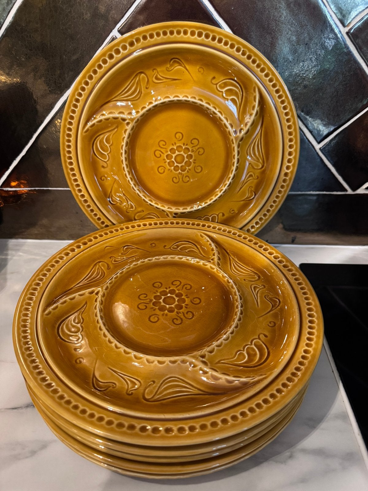 Vintage fondue/Gourmet borden, Antiek en Kunst, Ophalen of Verzenden