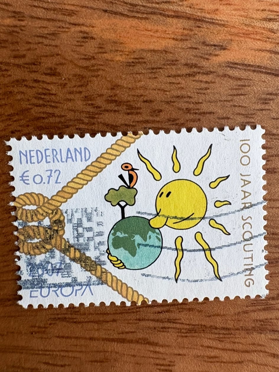 29. Nederland 2007, Europa 100 jaar scouting, Ophalen of Verzenden