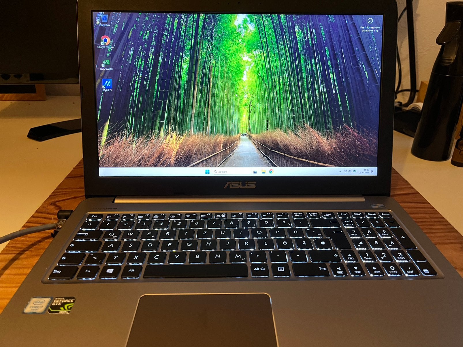 ASUS Gaming Laptop / i7 6700U / 16GB / NVIDIA GTX 960M, Ophalen, Met videokaart, 2 tot 3 Ghz, 15 inch