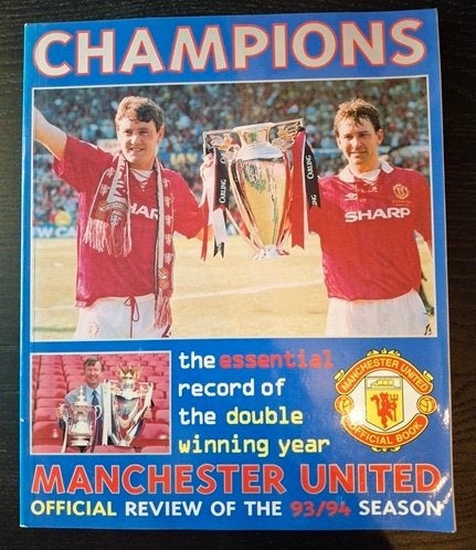 Boek Manchester United - Review 93/94, Ophalen, Zo goed als nieuw, Balsport