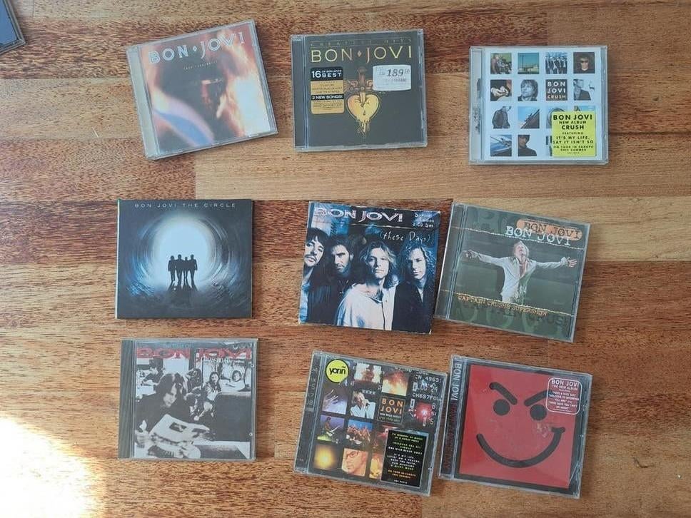 Bon Jovi cd 9x, Ophalen of Verzenden, Gebruikt