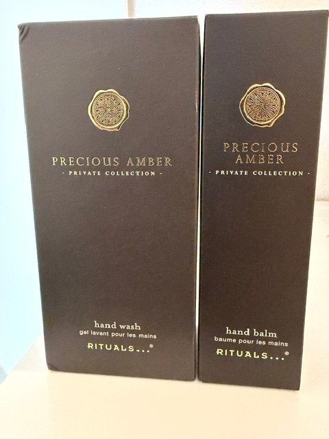 Keuken setje van Rituals Precious Amber zeep en hand crème g, Ophalen of Verzenden, Nieuw, Overige typen