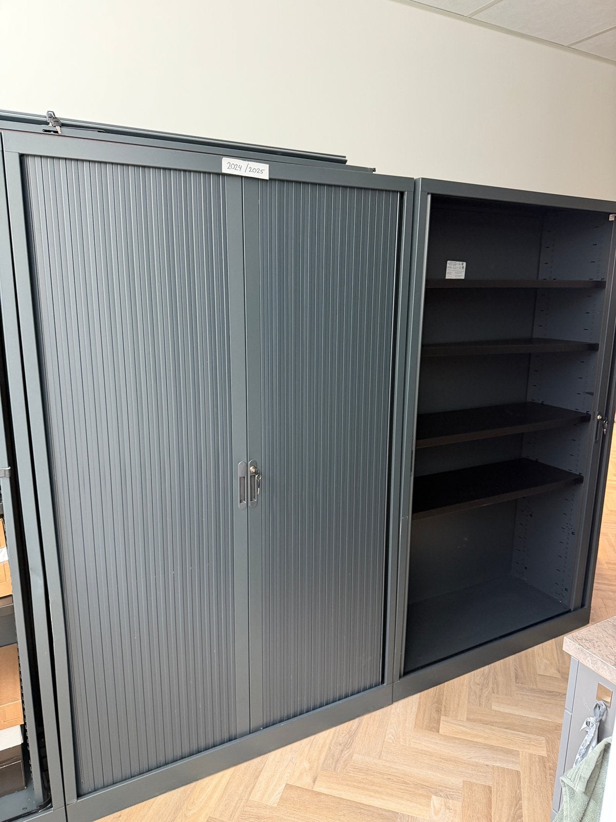 2 dossierkasten 120x45x198, Ophalen, Gebruikt, 100 tot 150 cm, Met slot