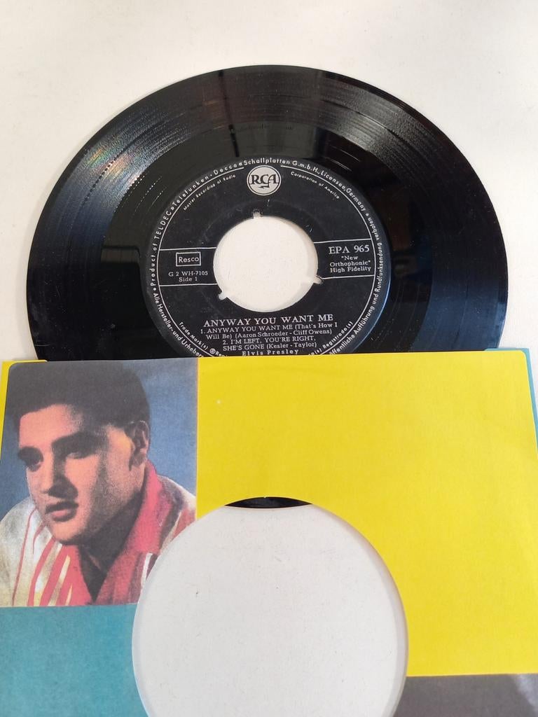 Elvis Presley epa 965 - Anyway you want me  / Mystery train, Cd's en Dvd's, Vinyl Singles, Ophalen of Verzenden, Zo goed als nieuw