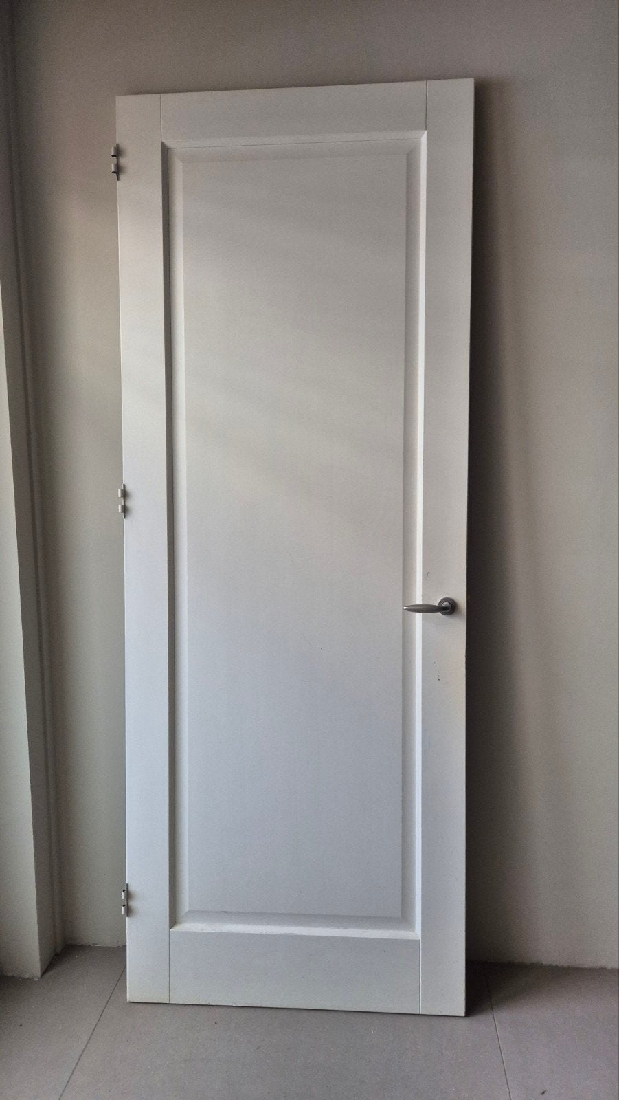Stijlvolle binnendeur met deurbeslag, Ophalen, Gebruikt, 80 tot 100 cm, 215 cm of meer