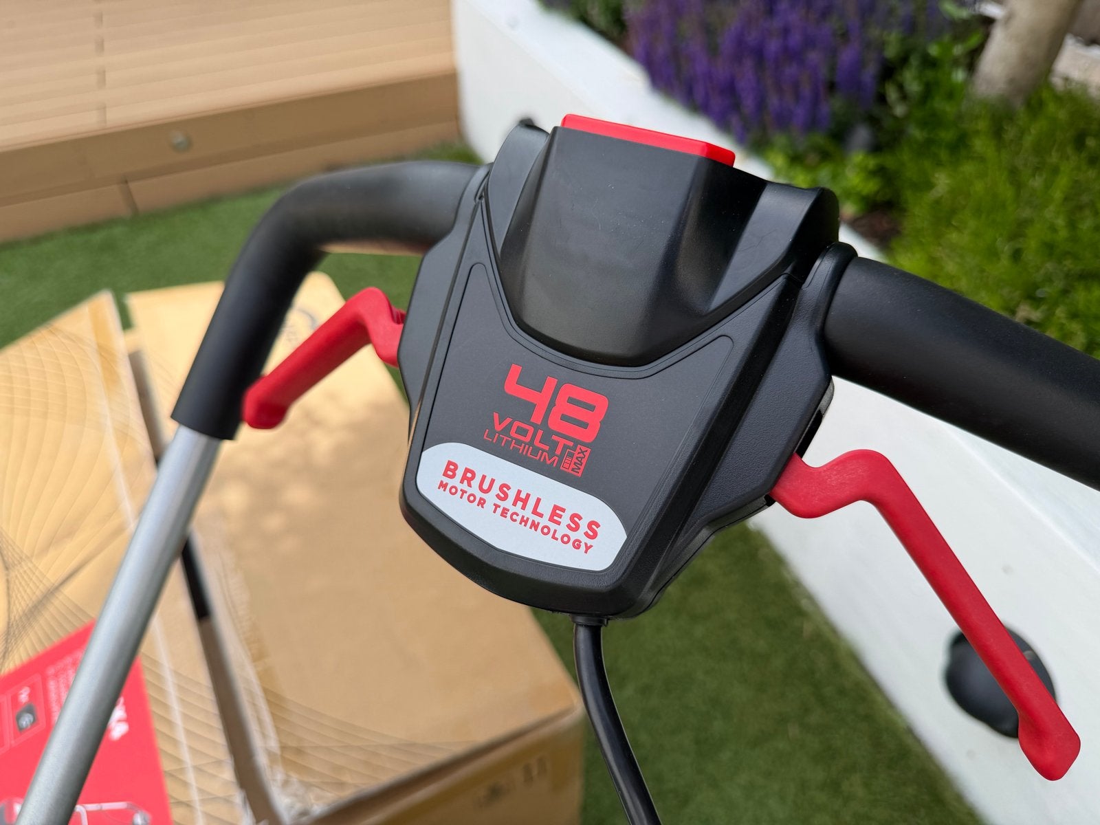 Cramer 48V Accu Grasmaaier - Nieuw in doos, Cirkelmaaier, Verzenden, Amsterdam, Accu-grasmaaier