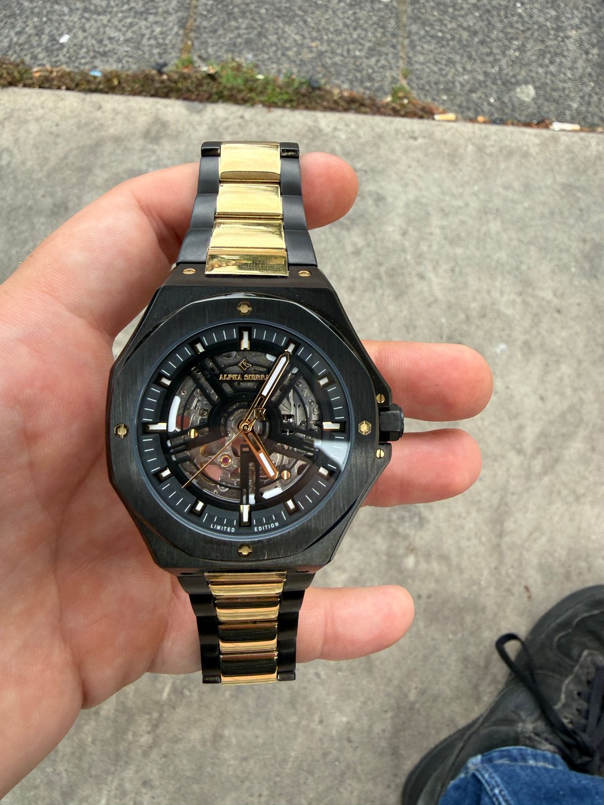 Alpha Sierra Falcon EV02 Limited Edition Herenhorloge, Overige merken, Staal, Polshorloge, Ophalen of Verzenden