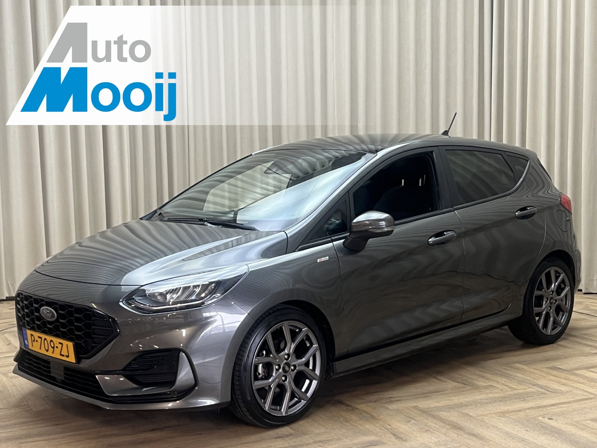 Ford Fiesta 1.0 EcoBoost Hybrid ST-Line *Panoramadak* OrgNL!, Voorwielaandrijving, Gebruikt, 49 €/maand, Origineel Nederlands