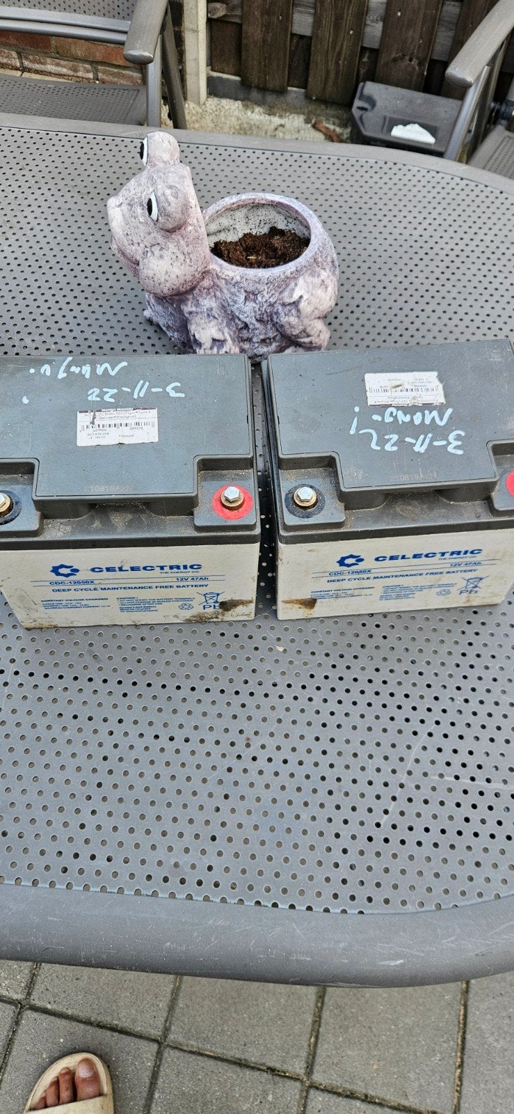 CELECTRIC CDC-12050X 12V 47Ah Deep Cycle accu's (2 stuks)