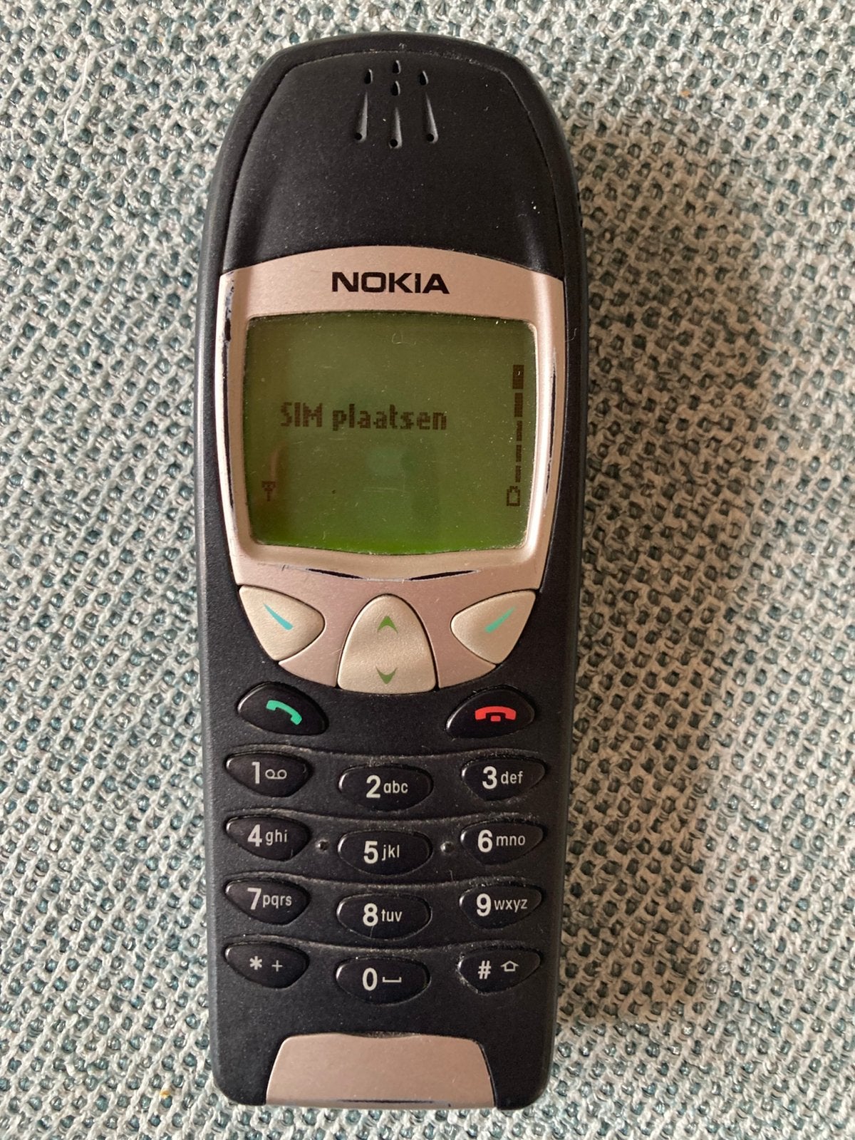 Nokia 6210 KPN Abo - Klassieke Mobiele Telefoon, Gebruikt, Geen camera, Zwart, Fysiek toetsenbord