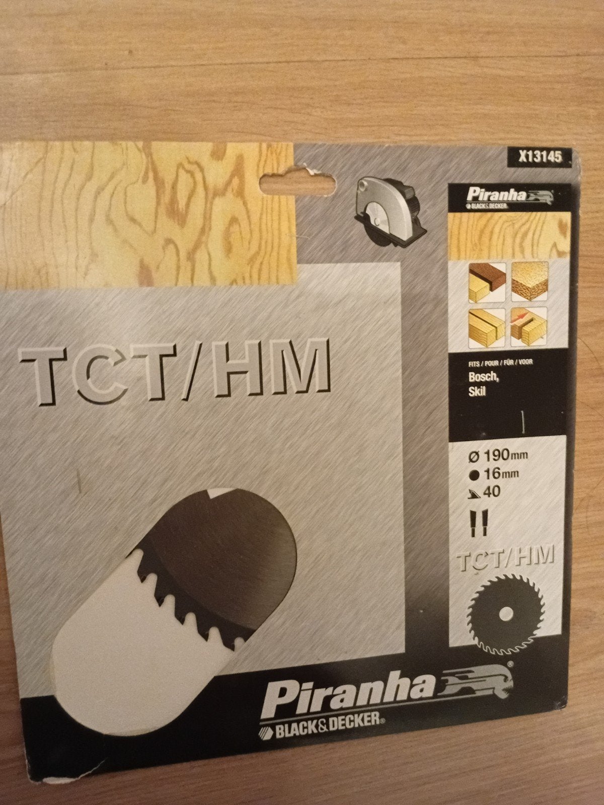 Piranha TCT/HM Cirkelzaagblad Ø190mm, Ophalen, Nieuw, Cirkelzaag, Piranha Black&Decker