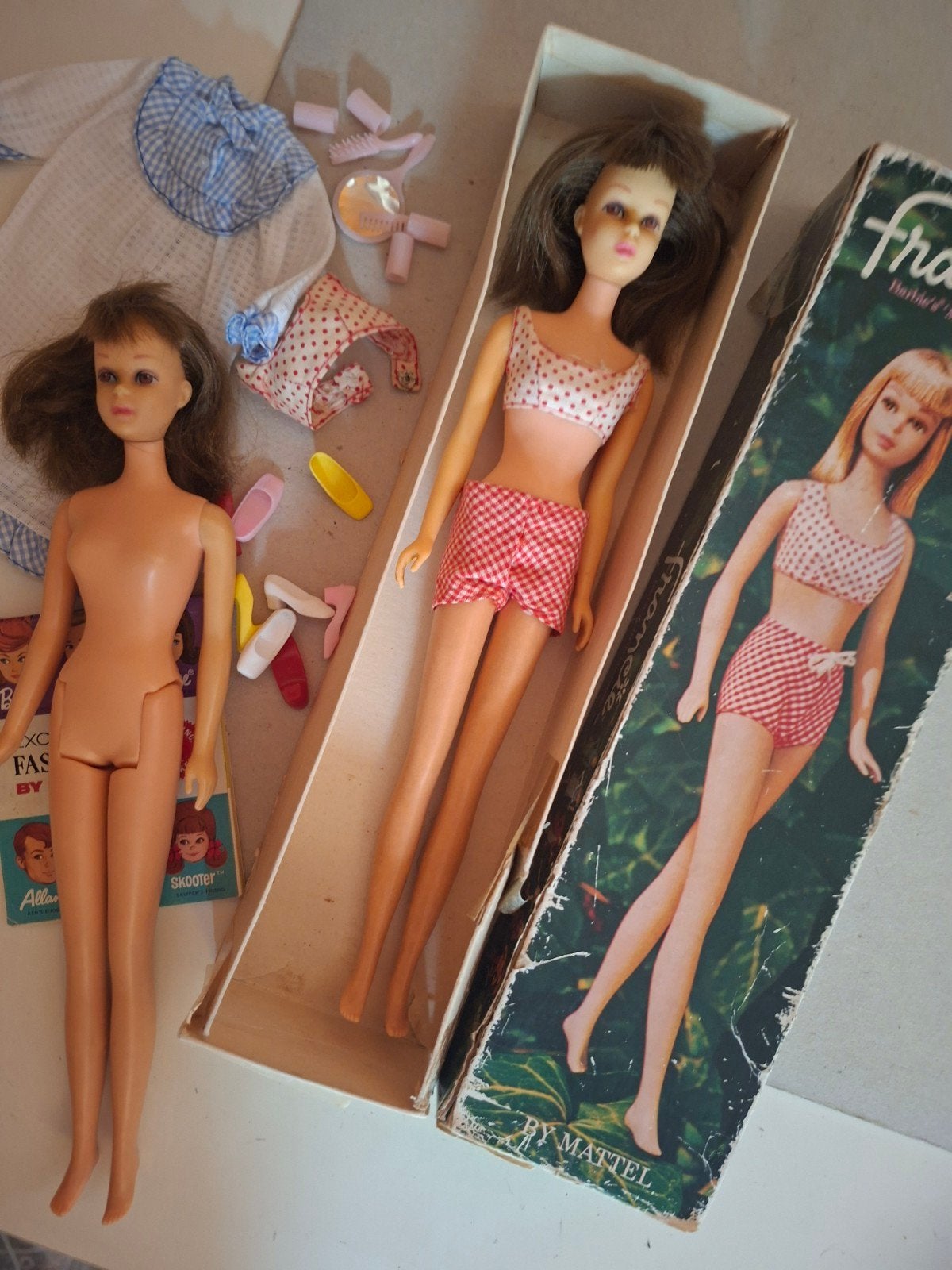 vintage barbie francie poppen mattel fashiondolls vintagetoy, Verzamelen, Verzenden, Fashion Doll