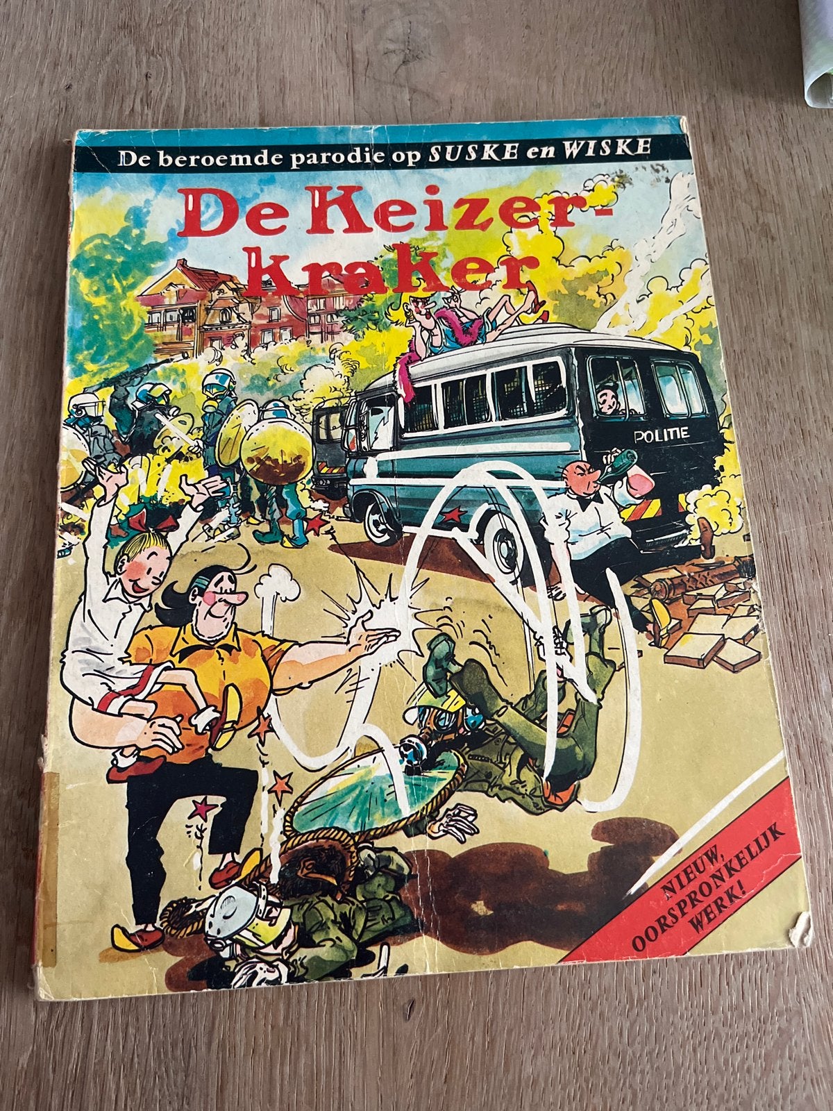 De Keizerkraker - Suske en Wiske parodie, Eén stripboek, Ophalen of Verzenden, Gelezen