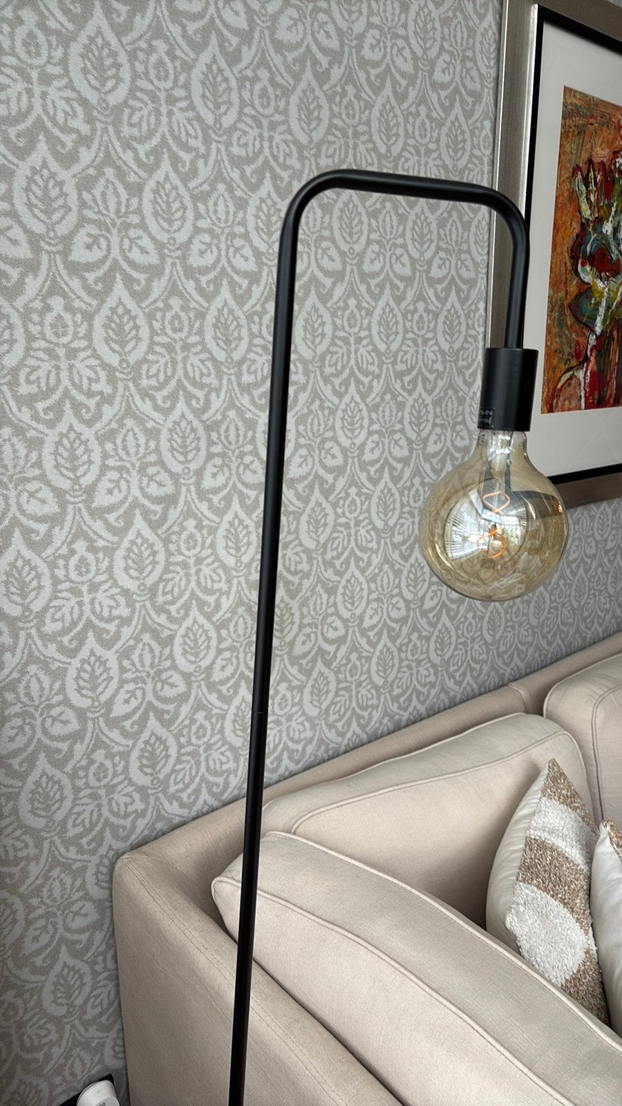 Lamp zwart industrieel, Ophalen, Gebruikt, Industrieel