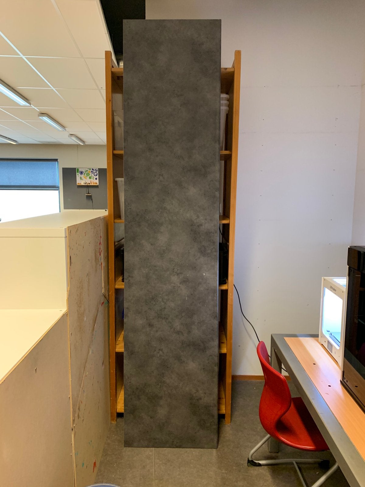 Aanrechtblad met waterkering 267x60cm, Ophalen, Zo goed als nieuw, Overige materialen, 20 tot 50 mm