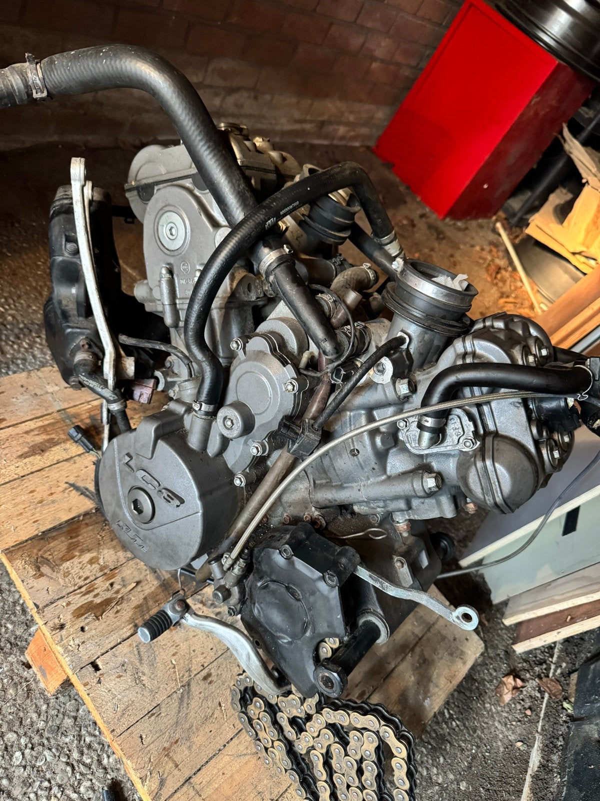 KTM 990 Adventure motorblok - LC8 motor, Ophalen, Gebruikt