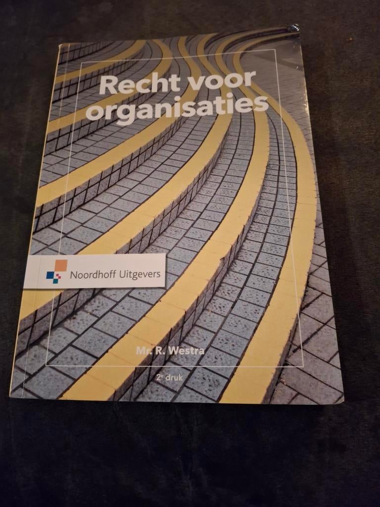 Recht voor organisaties - Mr. R. Westra (2e druk), Gamma, HBO, Ophalen of Verzenden, Mr. R. Westra
