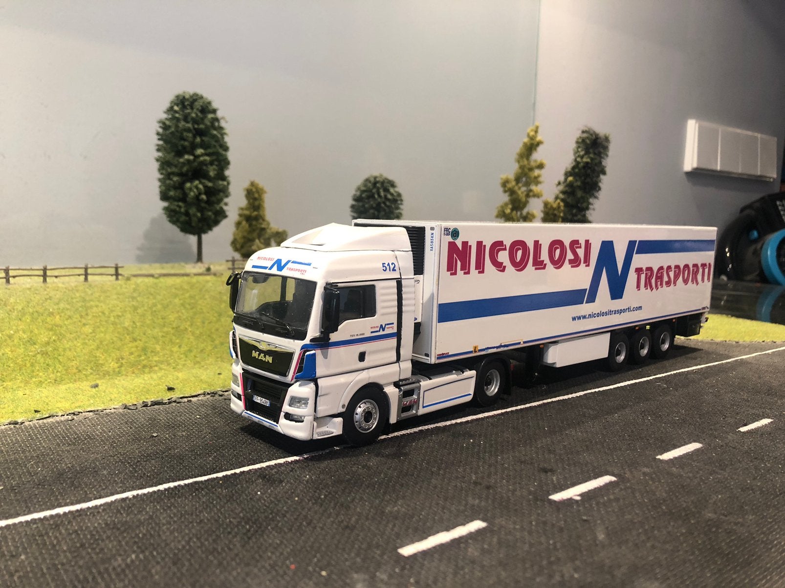 Man TGX met koeloplegger van Nicolosi, Ophalen of Verzenden, Zo goed als nieuw, Bus of Vrachtwagen, Wsi