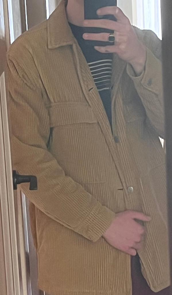 Levi's tussenjas - Beige - Corduroy, Beige, Ophalen of Verzenden, Gedragen, Levi’s