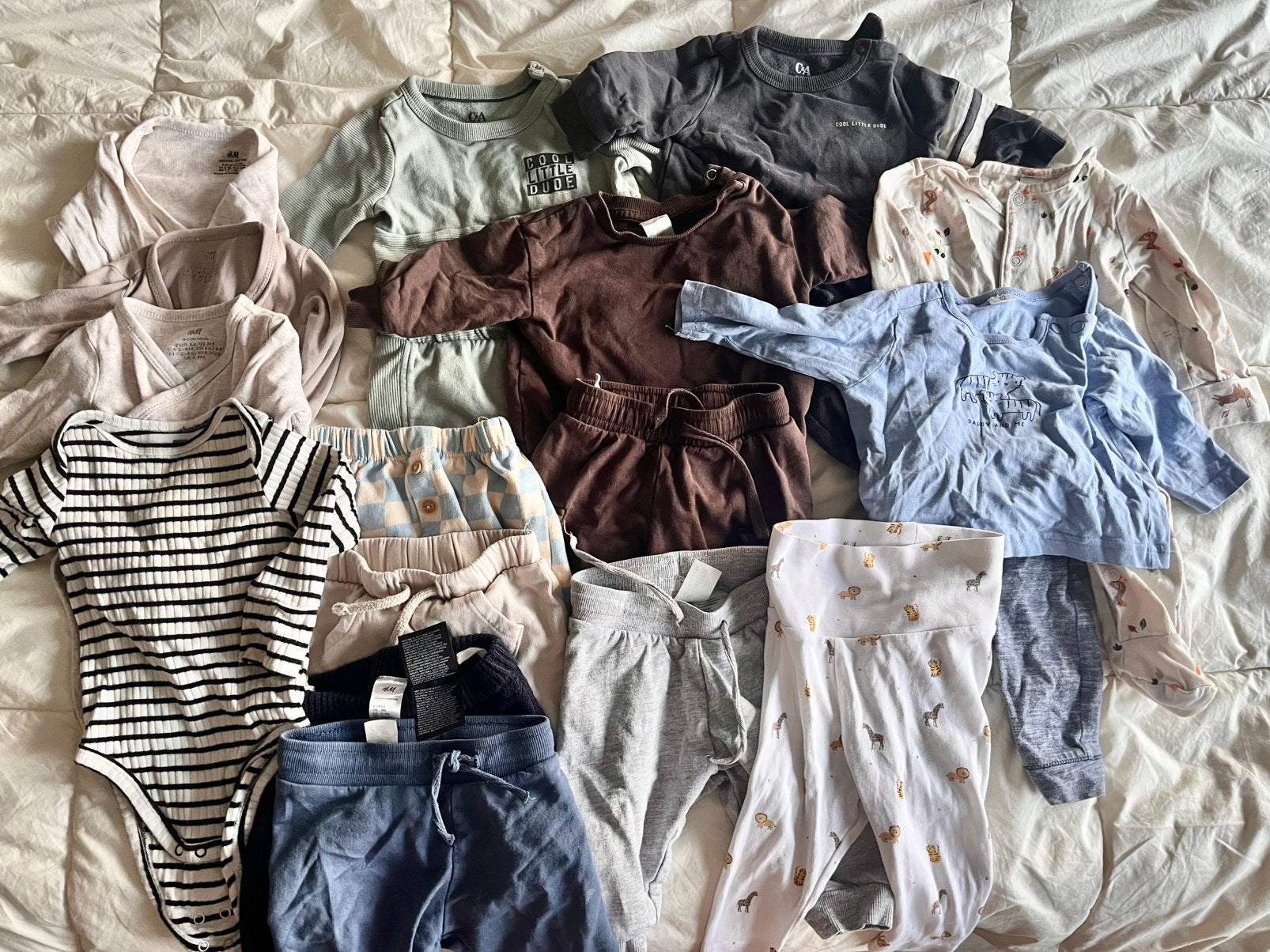 Kleding pakket / set kleding baby jongen maat 62, Ophalen, Zo goed als nieuw, Maat 62