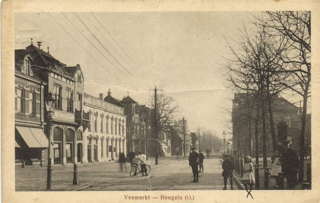 Veemarkt - Hengelo [O.] - B-keus - 1917 gelopen, Verzamelen, Ophalen of Verzenden, Voor 1920, Gelopen, Overijssel