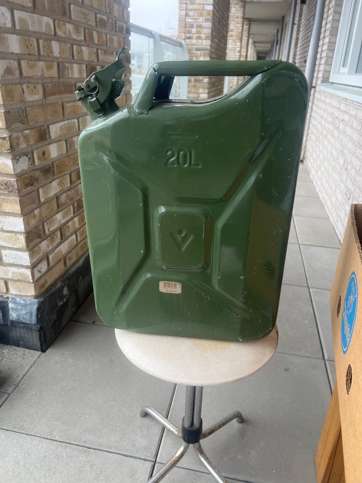 Jerrycan 20 liter metaal - Groen, Auto diversen, Overige Auto diversen, Ophalen