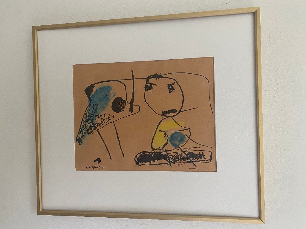 Karel Appel (1921-2006) - Origineel en uniek werk (vrijdag), Ophalen