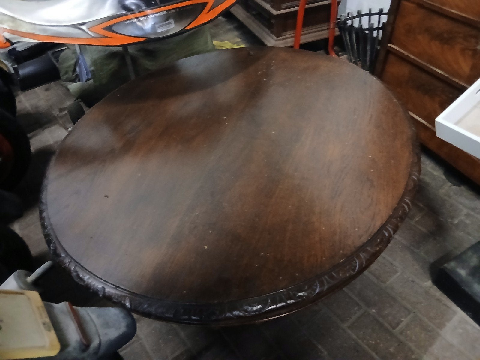 Franse antieke vossekop salontafel, Antiek en Kunst, Ophalen