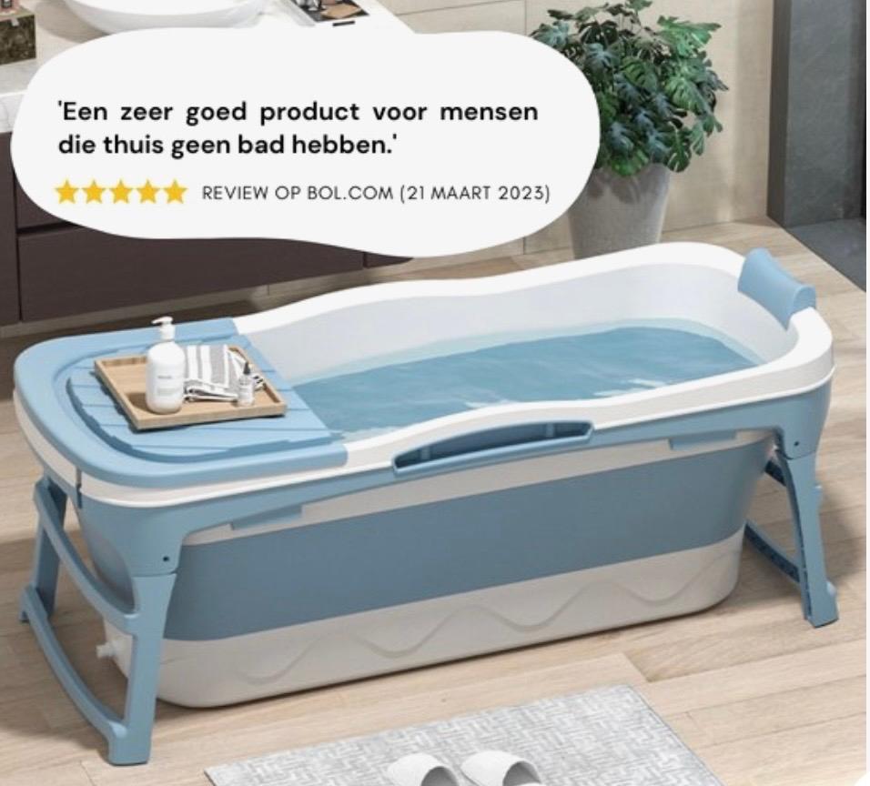 Livista Opvouwbaar Bad - Draagbaar en Ruimtebesparend, Ophalen, Zo goed als nieuw, Met bad
