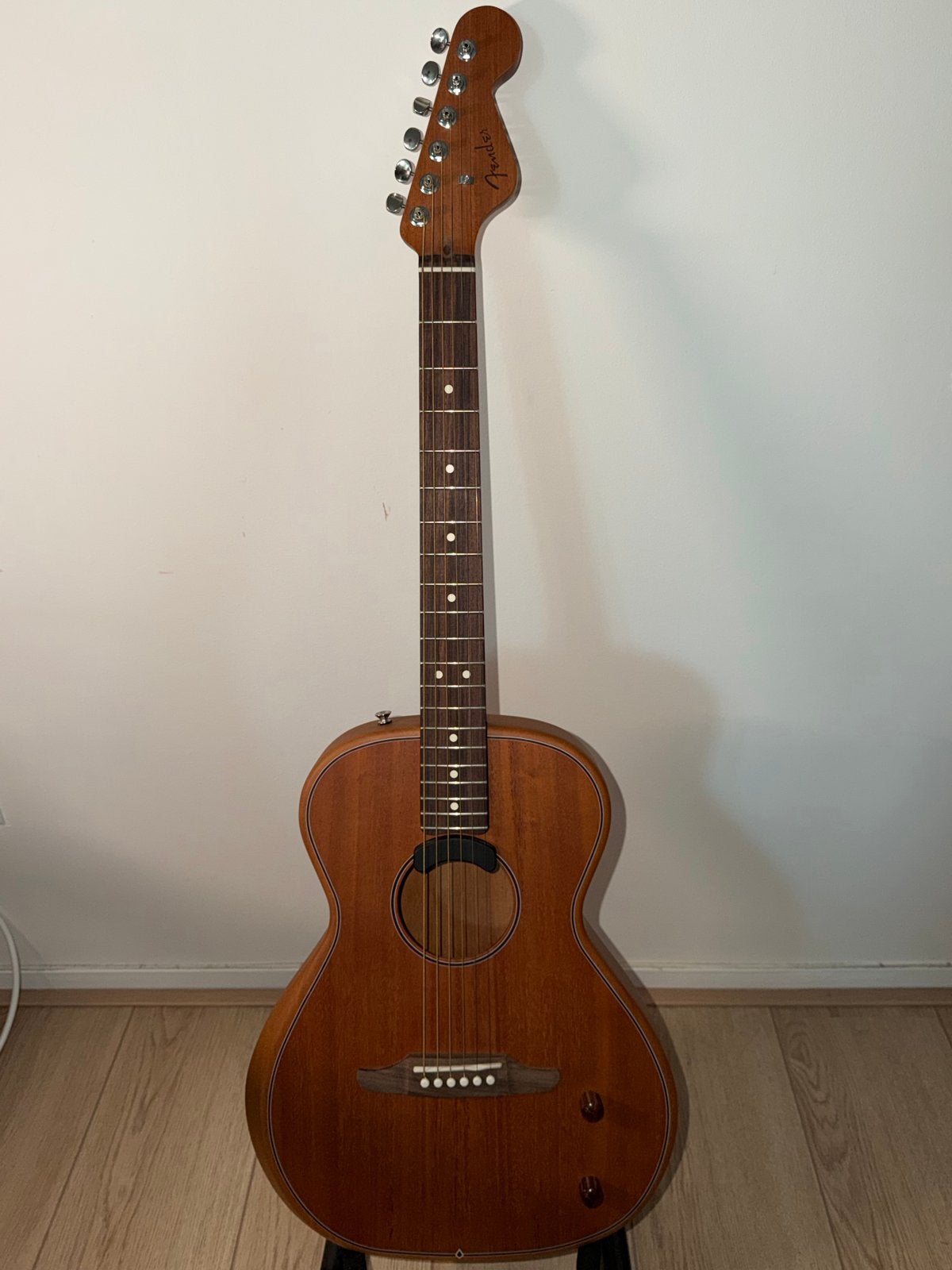 Fender Highway Parlor, Muziek en Instrumenten, Snaarinstrumenten | Gitaren | Akoestisch, Ophalen, Zo goed als nieuw, Western- of Steelstringgitaar