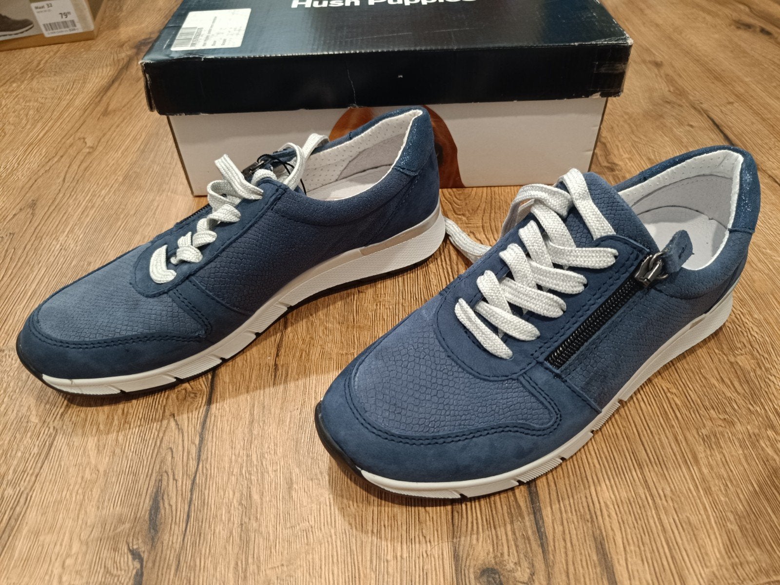 Hush puppies leren veterschoen maat 37 nieuw, Zwart, Nieuw, Ophalen of Verzenden, A