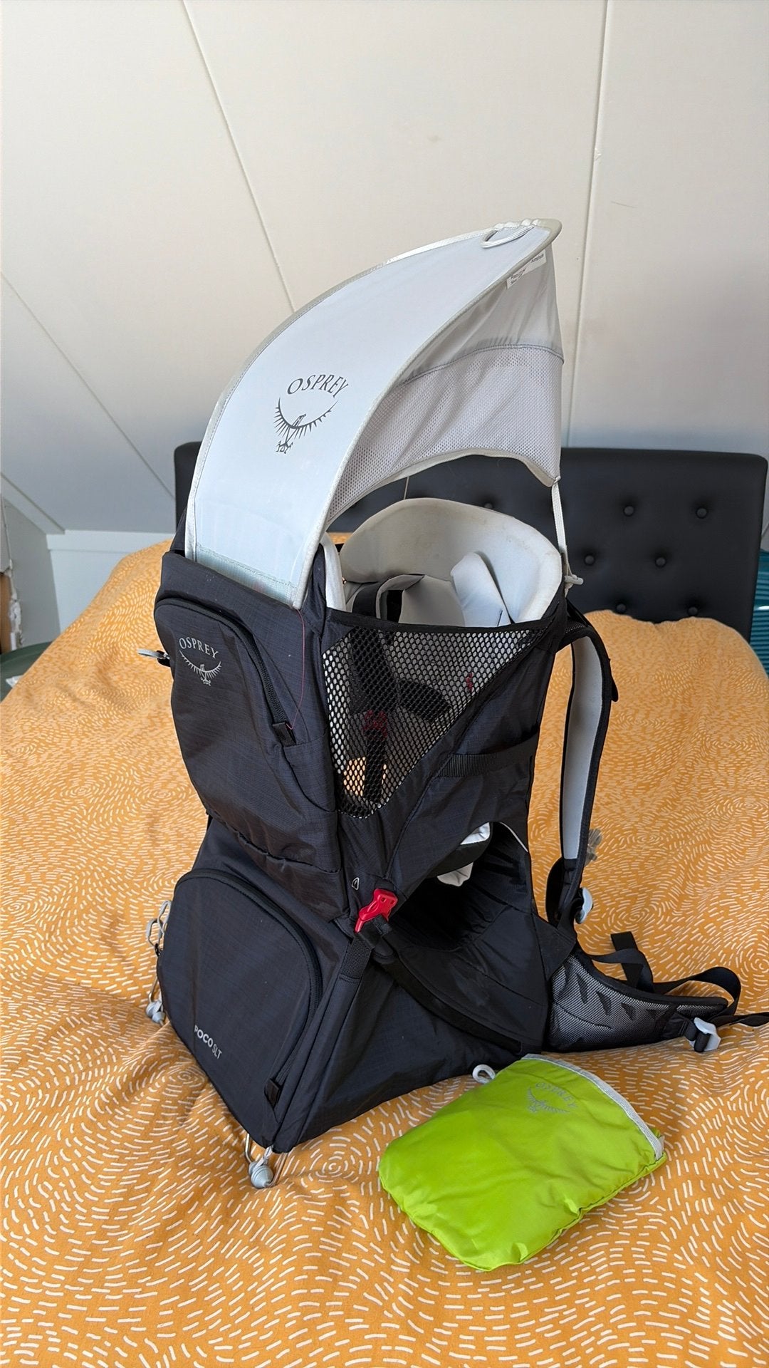 Te huur: Osprey rugdrager, Kinderen en Baby's, Kinderwagens en Combinaties, Ophalen, Zo goed als nieuw, Overige merken