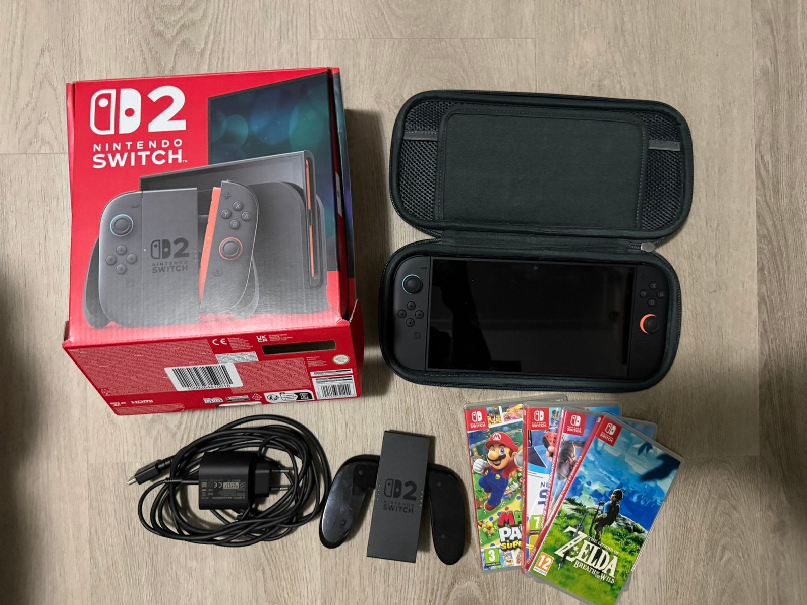 Nintendo Switch 2 (2 maanden oud) + Complete Set &, Ophalen of Verzenden, Zo goed als nieuw, Switch Original