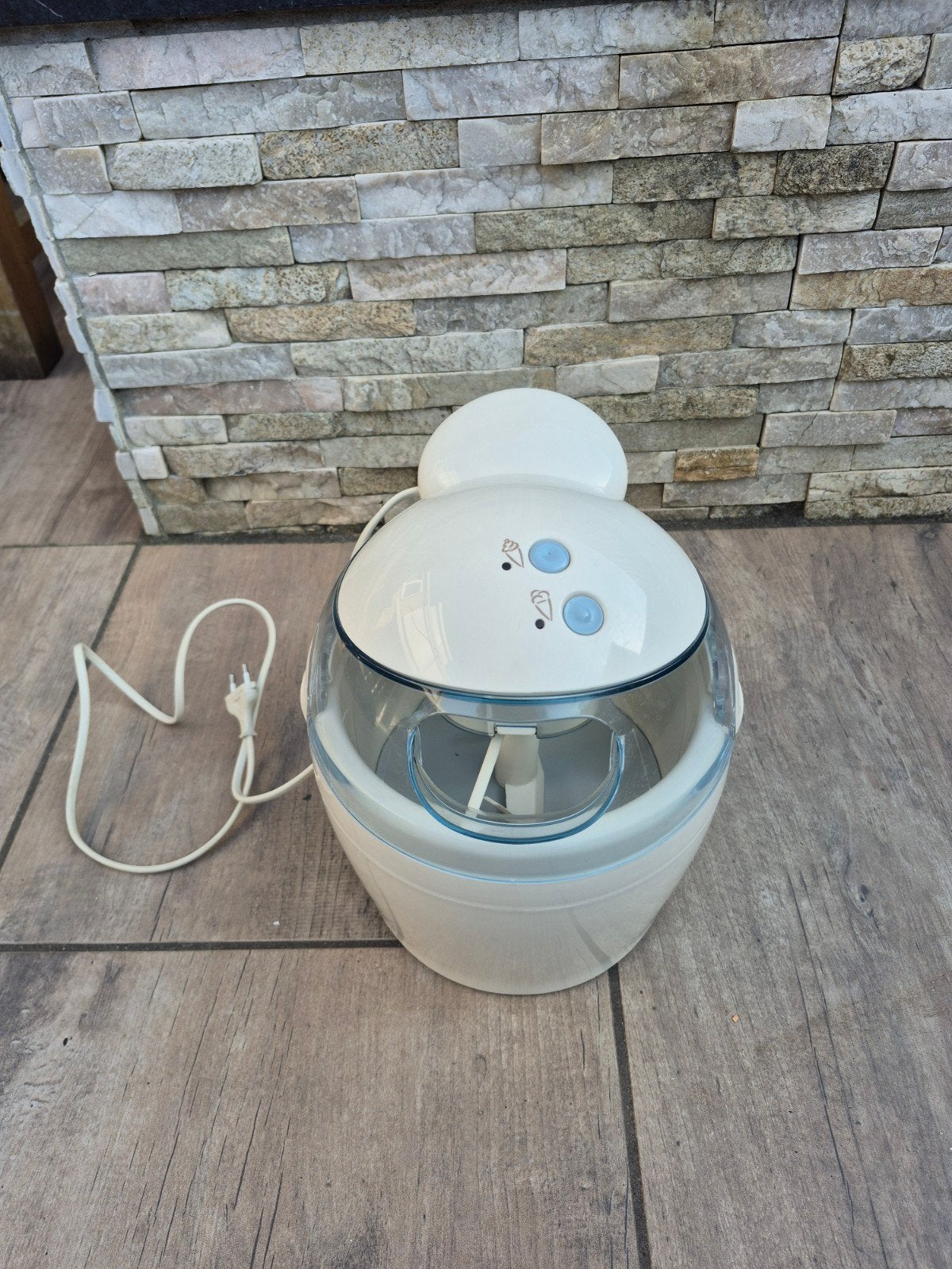 Philips Cucina IJsmachine - Gebruikt, maar werkt nog prima!, Ophalen of Verzenden, Gebruikt, Koelelement