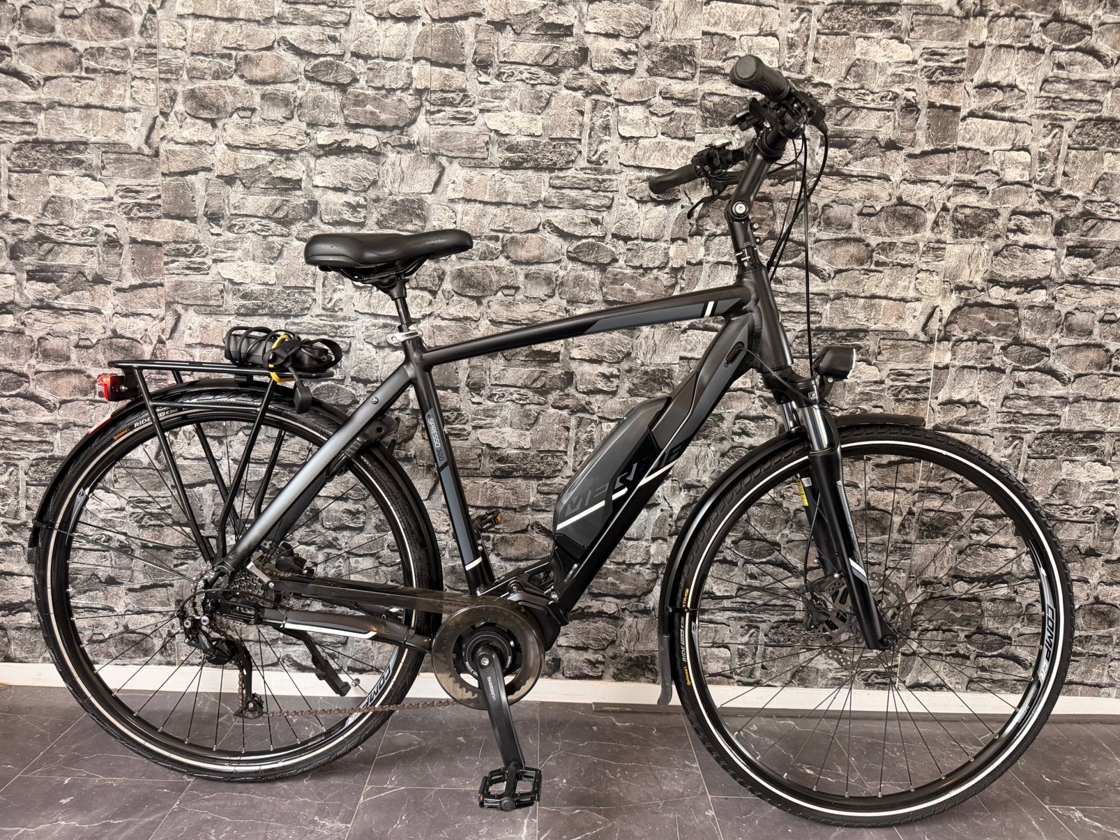 Elektrische Merida E-Spresso Heren fiets middenmotor 550Wh, Overige merken, Versnellingen, Ophalen of Verzenden, Zo goed als nieuw