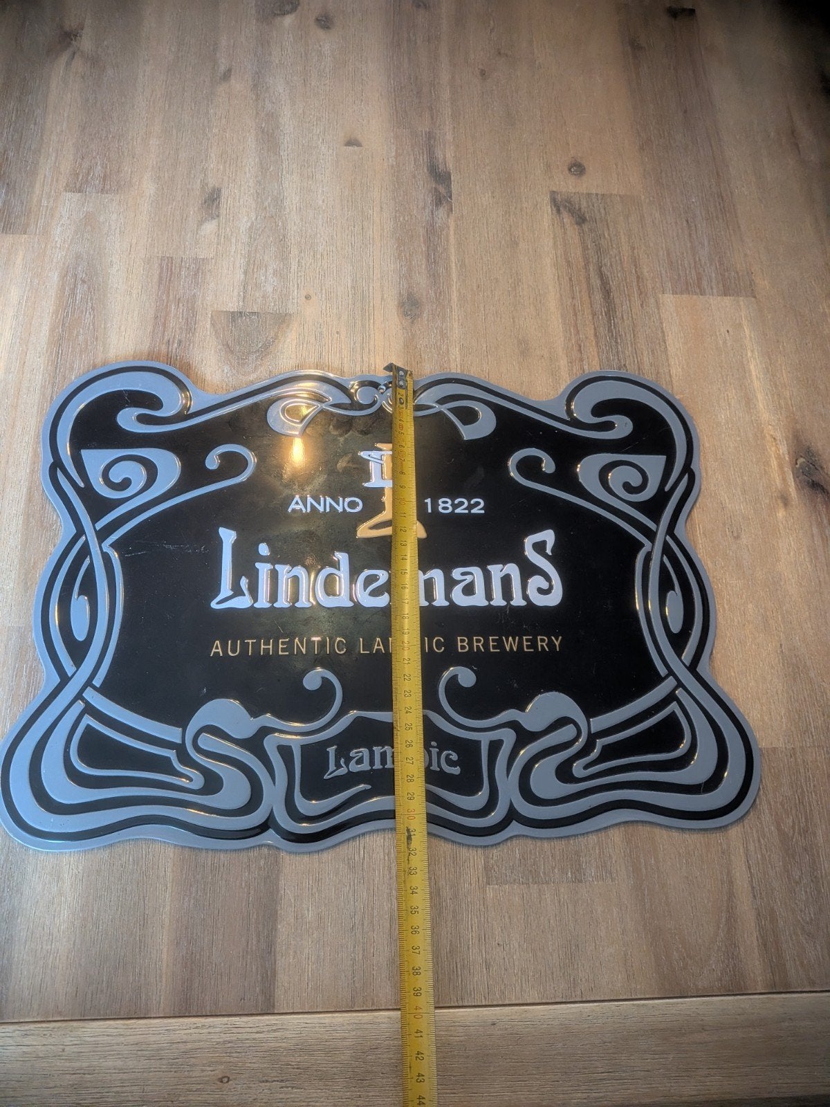 Lindemans Lambic Brouwerij Reclamebord - Vintage Stijl, Ophalen of Verzenden