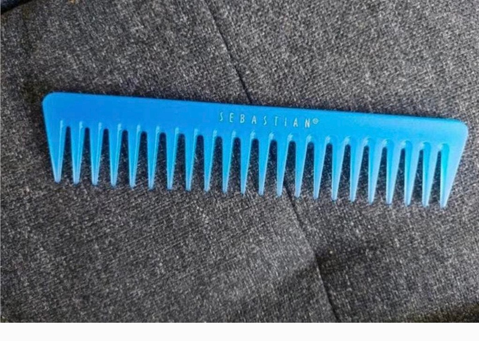 GROTE BLAUWE HAARKAM 🌺 sebastian, Ophalen of Verzenden, Zo goed als nieuw
