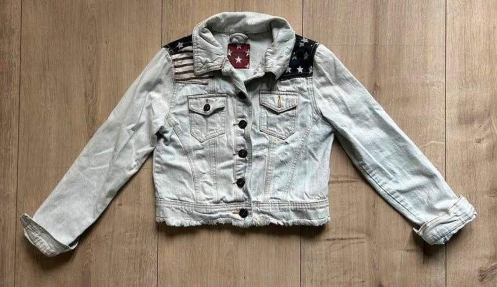 Denim Co spijkerjas sterren - Maat: 32, Ophalen of Verzenden, Zo goed als nieuw, Maat 34 (XS) of kleiner, Blauw