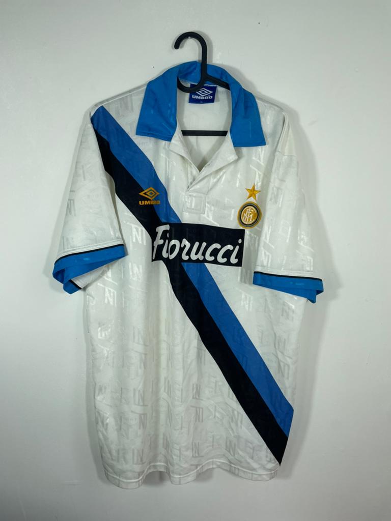 Origineel Inter away shirt 1994/95. Maat XL, Ophalen of Verzenden, Zo goed als nieuw, Buitenlandse clubs, Shirt