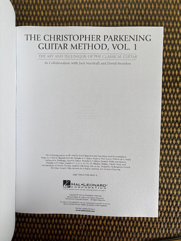 The Christopher Parkening Guitar Method - Vol 1 - 1999, Les of Cursus, Ophalen of Verzenden, Populair, Gitaar