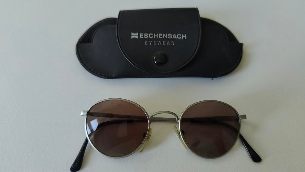 Zonnebril 90s Eschenbach met originele etui., Overige merken, Gebruikt, Zonnebril, Ophalen of Verzenden