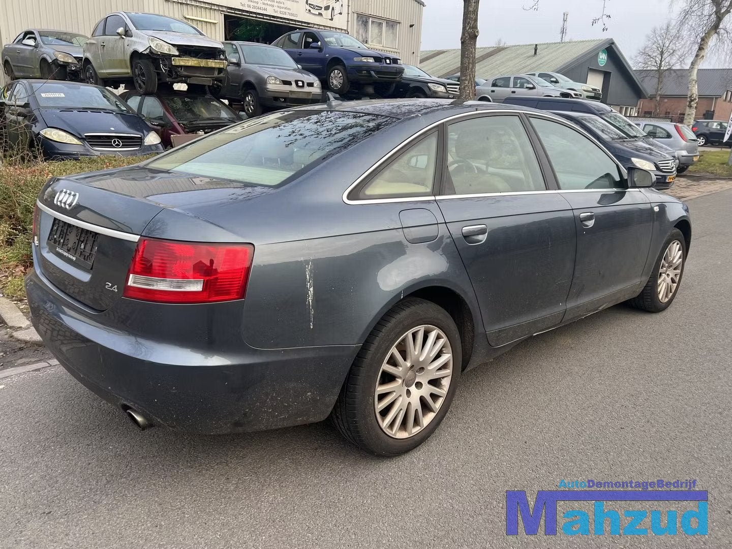AUDI A6 C6 Grijs LZ7R rechts achter deur 2004-2011, Gebruikt, Deur, AUDI AG, Kundenbetreuung@audi.de