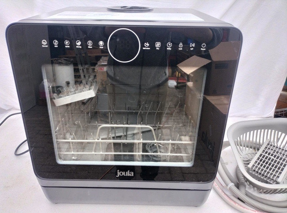Joula Mini Vaatwasser met Waterreservoir 8 Wasprogramma's, Ophalen, Zo goed als nieuw, Vrijstaand, Minder dan 45 cm