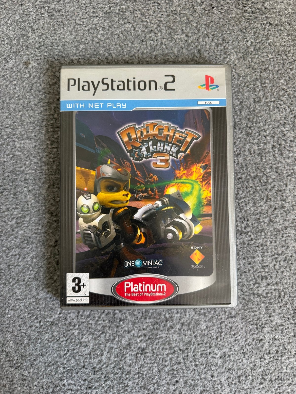 Ratchet & Clank 3 Platinum - PlayStation 2 (PS2), Avontuur en Actie, Online, 1 speler, Ophalen of Verzenden
