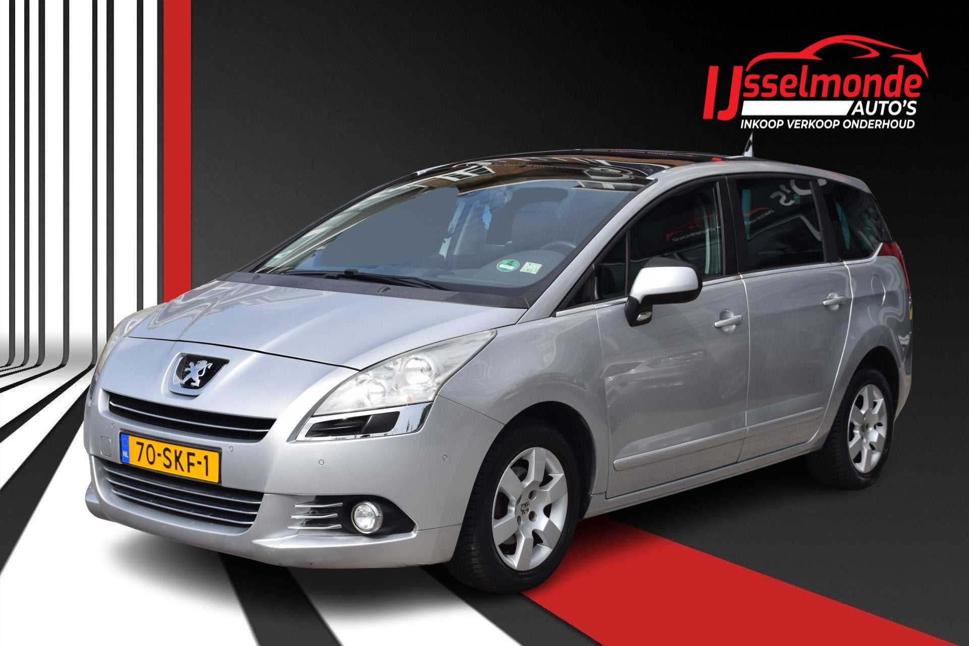 Peugeot 5008 1.6 VTi ST NAP Pano PDC Navi (bj 2011), Auto's, Voorwielaandrijving, Euro 5, Gebruikt, 4 cilinders