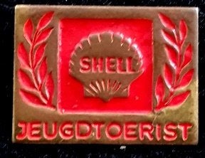 Shell Jeugdtoerist speld, Verzamelen, Speldjes, Pins en Buttons, Verzenden