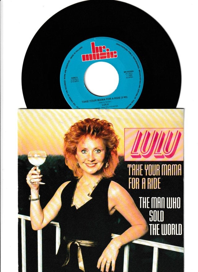 LULU - TAKE YOUR MAMA FOR A RIDE/ THE MAN WHO SOLD THE WORLD, 7 inch, Zo goed als nieuw, Pop, Overige typen