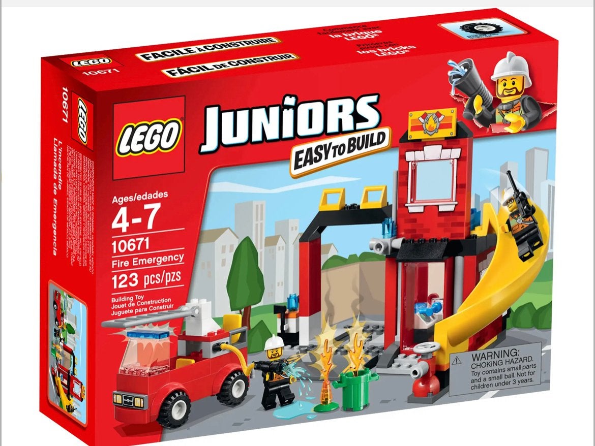 LEGO Juniors 10761 Brandweerwagen, Compleet, Gebruikt, Overige thema's, Lego