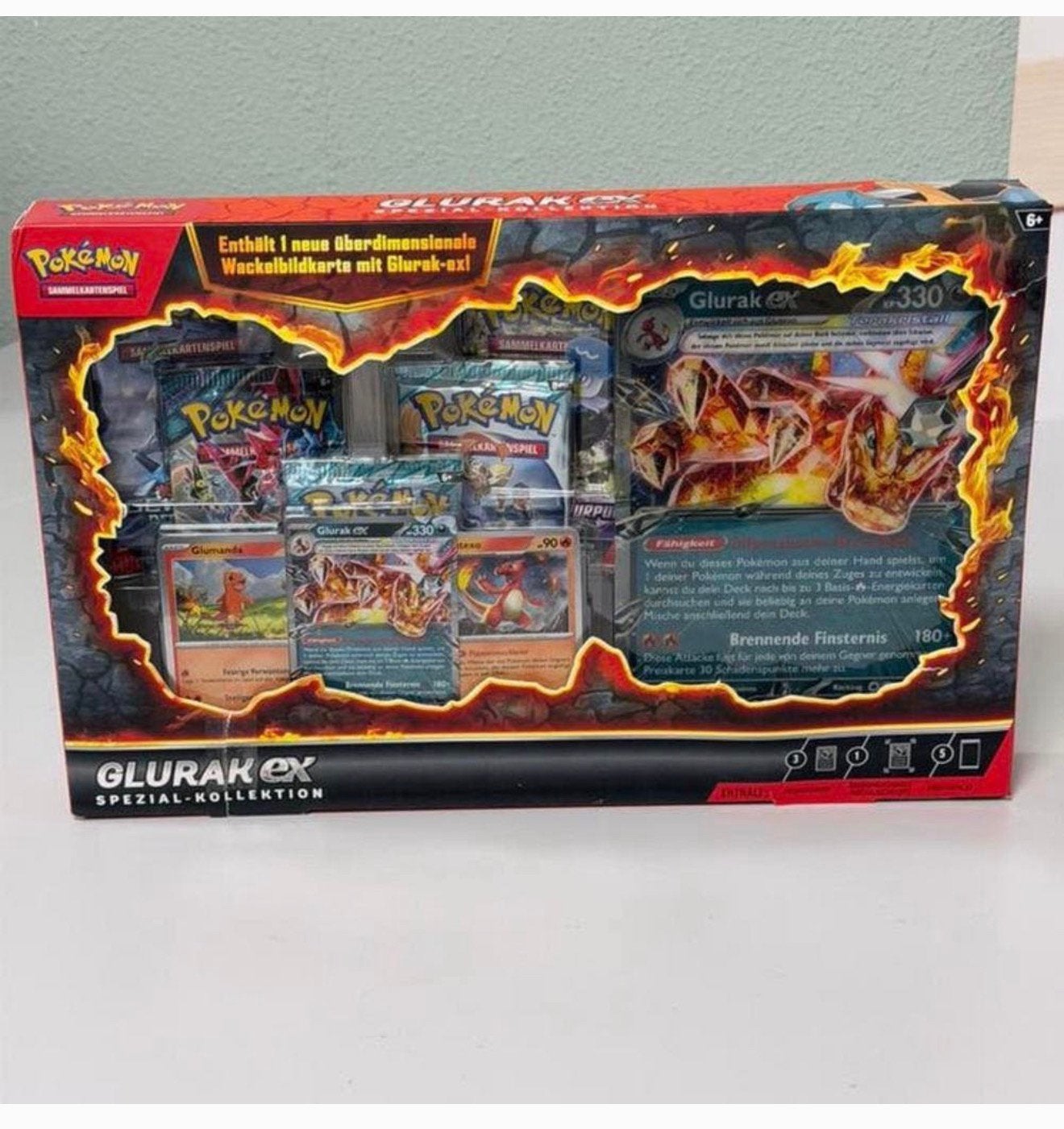 Pokémon Charizard Glurak ex Special Collection – Duits Nieuw, Ophalen of Verzenden, Nieuw